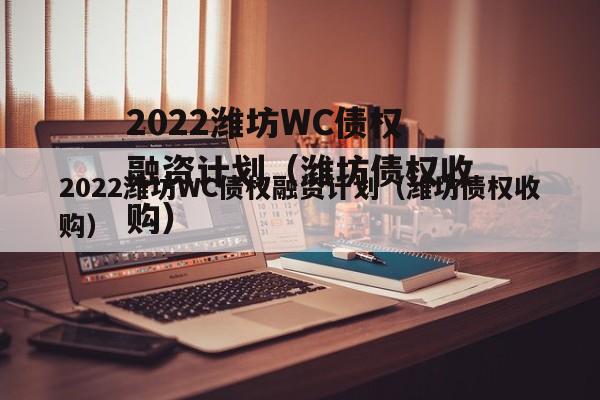 2022潍坊WC债权融资计划（潍坊债权收购）