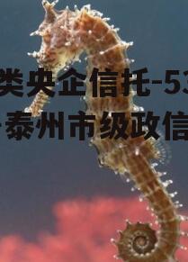 A类央企信托-536号泰州市级政信