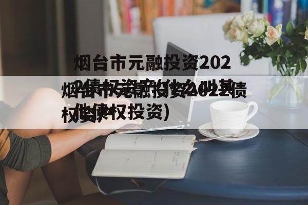 烟台市元融投资2022债权资产(什么叫其他债权投资)