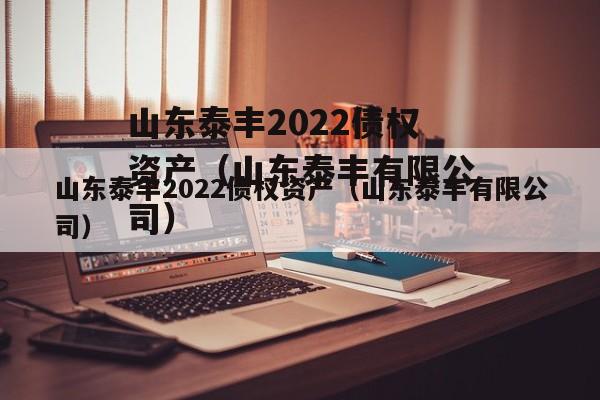 山东泰丰2022债权资产（山东泰丰有限公司）