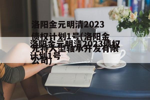 洛阳金元明清2023债权计划1号(洛阳金元特大型轴承开发有限公司)