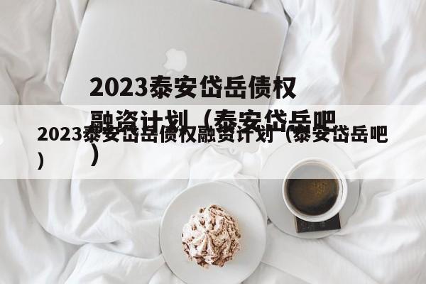 2023泰安岱岳债权融资计划（泰安岱岳吧）