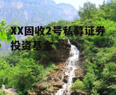 XX固收2号私募证券投资基金