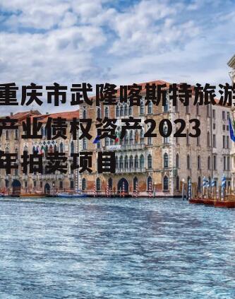 重庆市武隆喀斯特旅游产业债权资产2023年拍卖项目