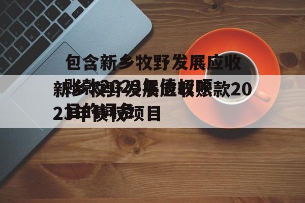 包含新乡牧野发展应收账款2023年债权项目的词条