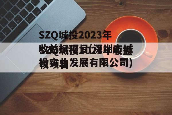 SZQ城投2023年收益权项目(深圳市城投实业发展有限公司)