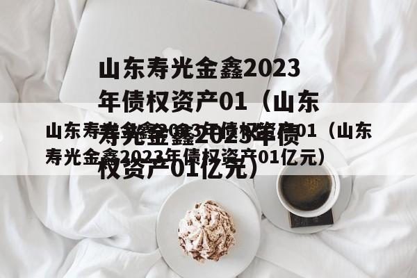 山东寿光金鑫2023年债权资产01（山东寿光金鑫2023年债权资产01亿元）