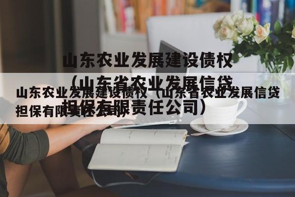 山东农业发展建设债权（山东省农业发展信贷担保有限责任公司）