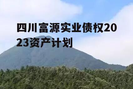 四川富源实业债权2023资产计划