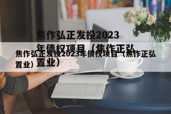 焦作弘正发投2023年债权项目（焦作正弘置业）