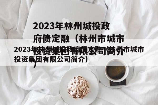 2023年林州城投政府债定融（林州市城市投资集团有限公司简介）