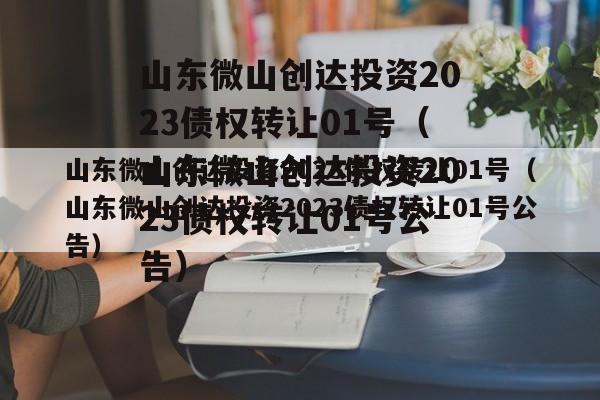 山东微山创达投资2023债权转让01号（山东微山创达投资2023债权转让01号公告）