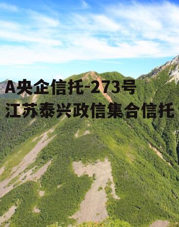 A央企信托-273号江苏泰兴政信集合信托