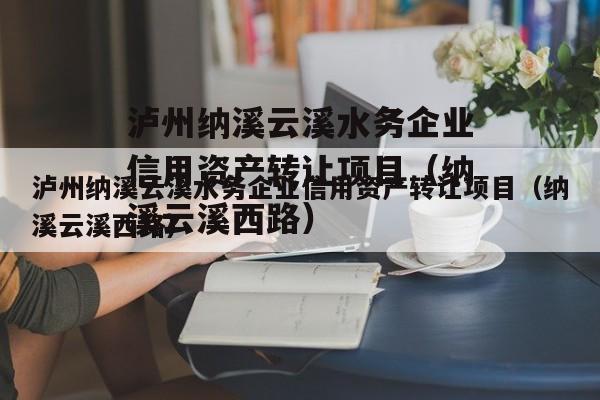 泸州纳溪云溪水务企业信用资产转让项目（纳溪云溪西路）