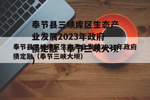 奉节县三峡库区生态产业发展2023年政府债定融（奉节三峡大坝）