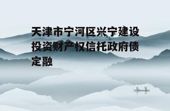 天津市宁河区兴宁建设投资财产权信托政府债定融