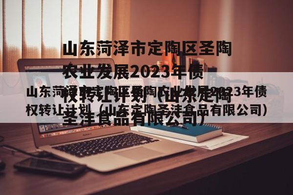 山东菏泽市定陶区圣陶农业发展2023年债权转让计划（山东定陶圣沣食品有限公司）