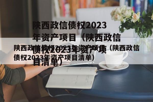 陕西政信债权2023年资产项目（陕西政信债权2023年资产项目清单）