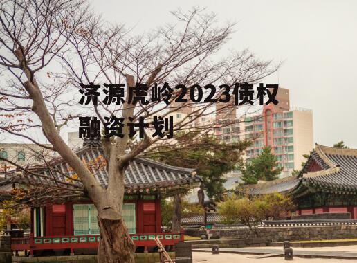 济源虎岭2023债权融资计划