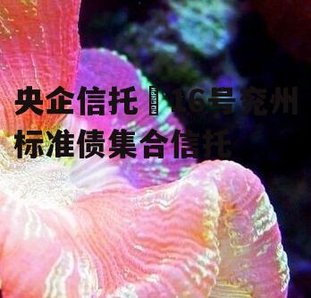 央企信托–16号兖州标准债集合信托