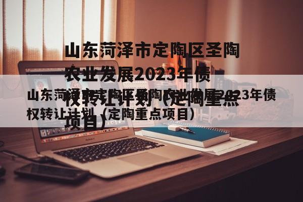 山东菏泽市定陶区圣陶农业发展2023年债权转让计划（定陶重点项目）