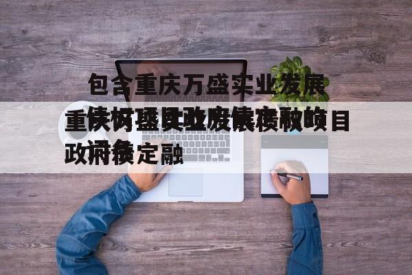 包含重庆万盛实业发展债权项目政府债定融的词条