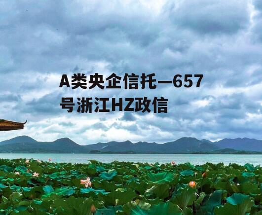 A类央企信托—657号浙江HZ政信