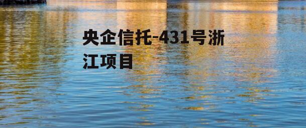 央企信托-431号浙江项目