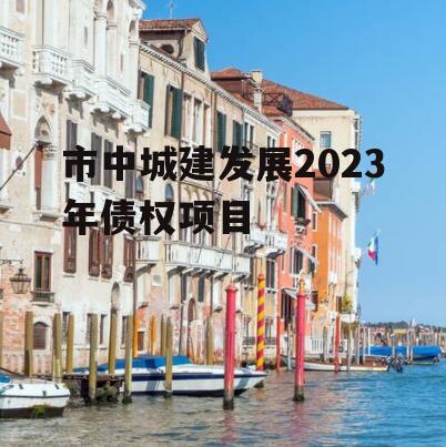 市中城建发展2023年债权项目