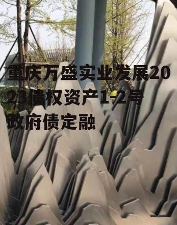 重庆万盛实业发展2023债权资产1-2号政府债定融