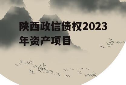 陕西政信债权2023年资产项目