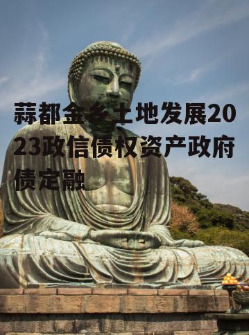 蒜都金乡土地发展2023政信债权资产政府债定融