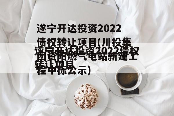 遂宁开达投资2022债权转让项目(川投集团资阳燃气电站新建工程中标公示)