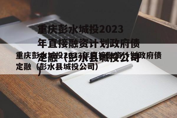 重庆彭水城投2023年直接融资计划政府债定融（彭水县城投公司）