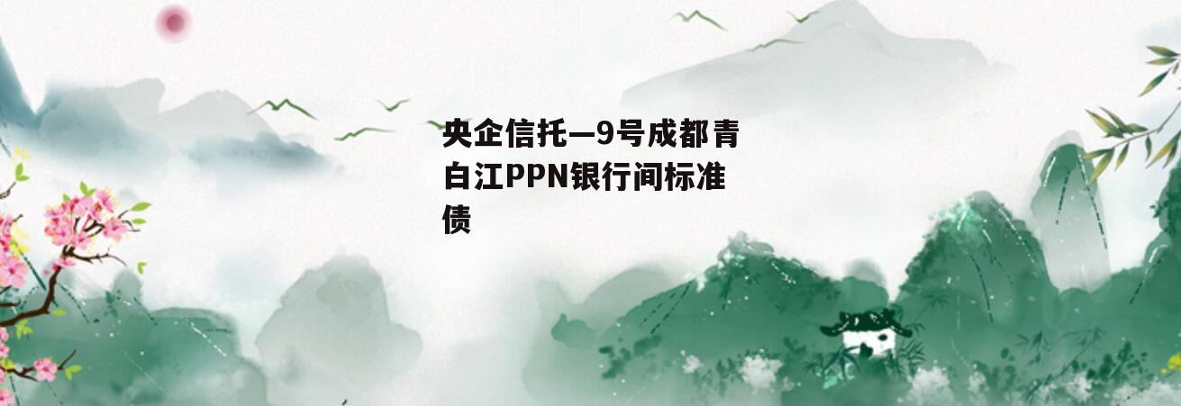 央企信托—9号成都青白江PPN银行间标准债