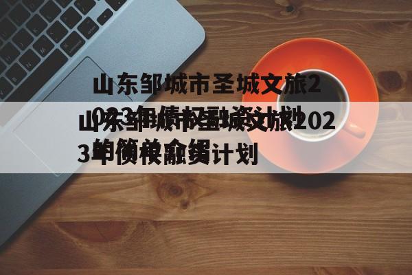 山东邹城市圣城文旅2023年债权融资计划的简单介绍