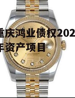 重庆鸿业债权2023年资产项目