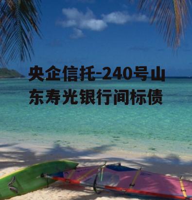 央企信托-240号山东寿光银行间标债