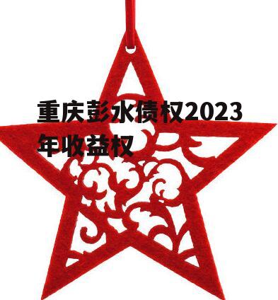 重庆彭水债权2023年收益权