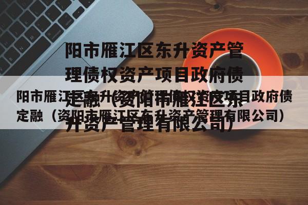 阳市雁江区东升资产管理债权资产项目政府债定融（资阳市雁江区东升资产管理有限公司）