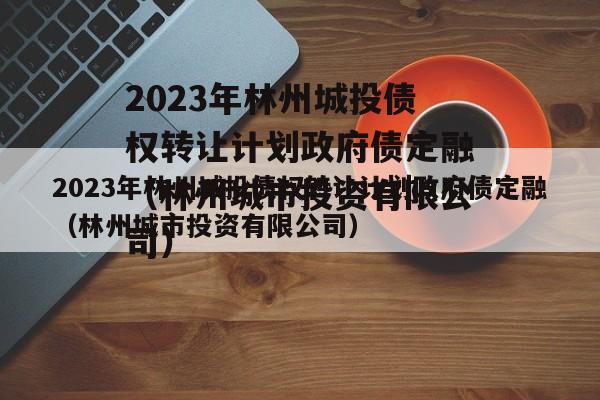 2023年林州城投债权转让计划政府债定融（林州城市投资有限公司）