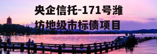 央企信托-171号潍坊地级市标债项目