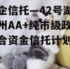 央企信托—42号湖南郴州AA+纯市级政信集合资金信托计划