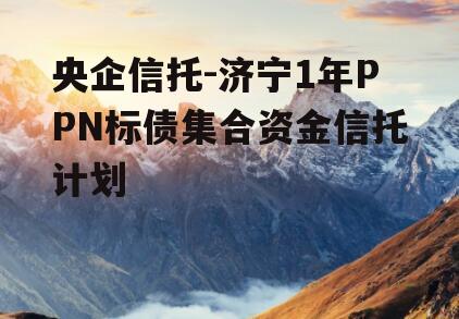 央企信托-济宁1年PPN标债集合资金信托计划