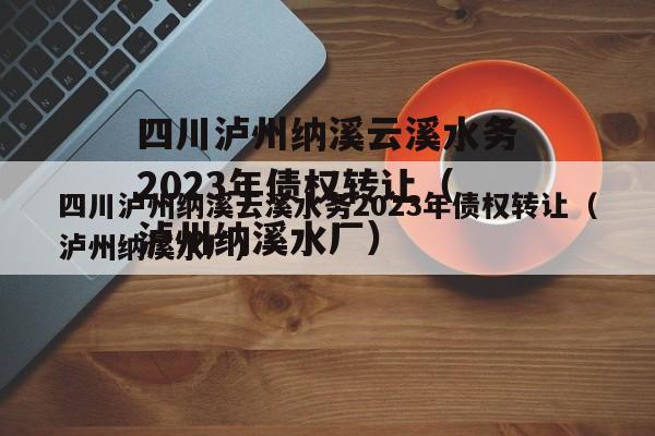 四川泸州纳溪云溪水务2023年债权转让（泸州纳溪水厂）