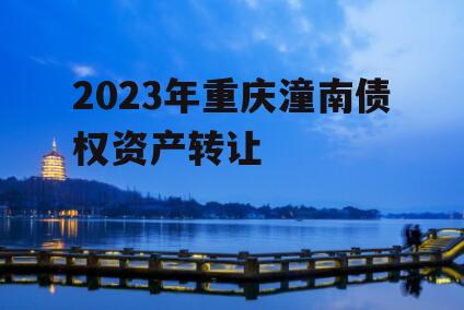 2023年重庆潼南债权资产转让