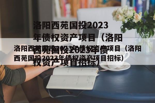 洛阳西苑国投2023年债权资产项目（洛阳西苑国投2023年债权资产项目招标）