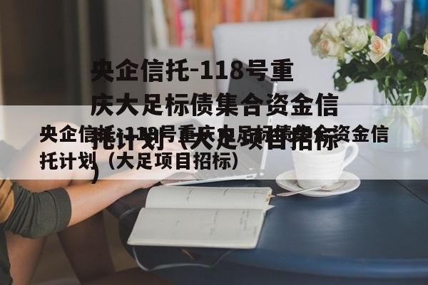 央企信托-118号重庆大足标债集合资金信托计划（大足项目招标）