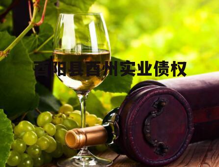 酉阳县酉州实业债权