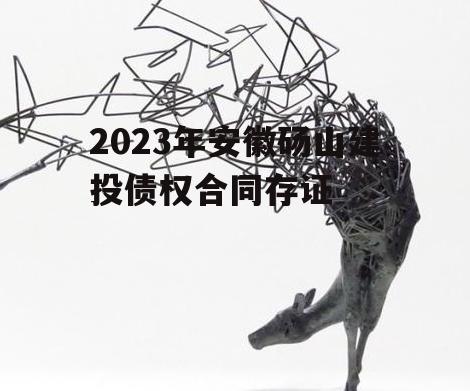 2023年安徽砀山建投债权合同存证